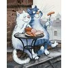 Wizardi Deimantinis paveikslas On the Roof WD264 40*50 cm