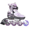 Inline Reguliuojamo dydžio riedučiai su šviečiančiais ratukais Worker Perleta LED