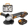 Kampinis šlifuoklis Worx WX803; 20 V; 1x4,0 Ah akum.