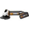 Kampinis šlifuoklis Worx WX803; 20 V; 1x4,0 Ah akum.