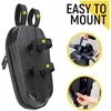 Wozinsky waterproof scooter handlebar bag 3l handlebar bag juodos spalvos (WSB4BK)