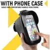 Wozinsky bike handlebar bag with phone case 1l juodos spalvos (WBB16BK)