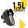 Wozinsky bike handlebar bag with phone case 1l juodos spalvos (WBB16BK)