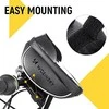 Wozinsky bike handlebar bag with phone case 1l juodos spalvos (WBB16BK)