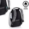 Kuprinė su apsauga nuo vagių XD Design Bobby Hero Regular, Juodos/Pilkos spalvos