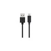 Xqisit kabelis įkrovimui ir duomenims USB-A - USB-C 3.0m juodos spalvos 31298