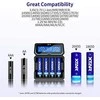 Xtar universalus 4 x Li-ion ir Ni-MH akumuliatorių įkroviklis su LCD ekranu X4