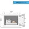 Seifas - Yale YSG/250/DB2 16L Plieninis Juodas