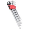 Yato Toya Sa Poland L tipo raktų rinkinys | labai ilgi | T-Star (Torx) su skylėm T10 - T50 | 9 vnt. (YT-0512)