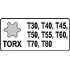 YATO TORX SPŪGINIAI veržliarakčiai 8 vnt. 1065