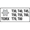 YATO TORX SPŪGINIAI veržliarakčiai 8 vnt. 1065