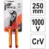 YATO reguliuojamos santechnikos replės 250 mm VDE