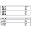 YATO KLUCZ NASTAWNY / SZWED 300mm GUMOWANA RĘKOJEŚĆ 2173