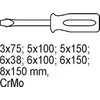 YATO DRAWER INSERT SREWDRIVERS 7 vnt. 5535
