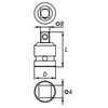 YATO REDUKCJA UDAROWA 3/4 na 1" 1168