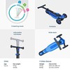 Yvolution Paspirtukas Glider XL Deluxe mėlyna