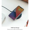 Mophie universalus belaidžio įkrovimo centras USB A 12 W, USB A 18 W, USB C 20 W (juoda)