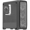 Zalman N5 MF ATX, RGB ventiliatorius x4, tinklelio plokštė