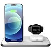 Zens Aliuminio 4w1 Stand Wireless Charger balta