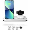 Zens Aliuminio 4w1 Stand Wireless Charger balta