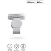 ZENS 2-IN-1 MAGSAFE + LAIKRODŽIO KELIONĖS ĮKROVIKLIS Baltas