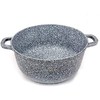 Marmurinis puodas su dangteliu Zilner ZL 7074 6,8L indukcijai 28 cm