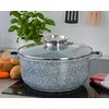 Zilner Puodas MARMUROWY 6.8L / 28cm ZILNER ZL-7074