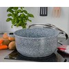Zilner Puodas MARMUROWY 6.8L / 28cm ZILNER ZL-7074