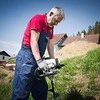 Zipper Žemės grąžtas, sodo gręžimui, su 3 grąžtais, 2 taktų variklis, lengvam dirvožemiui, tvoros stulpų skylių kasimo įrankis