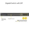 Šakotuvas ZYXEL GS1920-24V2, 28 PORT SMART MANAGED SWITCH 24X GIGABIT COPPER AND 4X GIGABIT DUAL PERS., HYBRID MODE, STANDALONE OR NEBULAFLEX CLOUD (5Y WARRANTY)