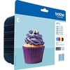 Brother LC-123 | Ink Cartridge | Juodas, Cyan, Magenta, Geltona