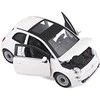Vaikiškas automobilis Bburago Fiat 500, baltas