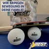STALO TENISO KAMUOLIUKAI BALTI 100VNT 1 ŽVAIGŽDUTĖ BEST SPORTING 231170