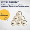 STALO TENISO KAMUOLIUKAI BALTI 100VNT 1 ŽVAIGŽDUTĖ BEST SPORTING 231170