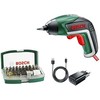 Akumuliatorinis suktuvas Bosch 06039A800S; 3,6 V; 1x1,5 Ah akum. + priedai