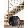 Curver Rattan tualetas katėms grafito spalvos 51x39x39cm