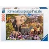 Ravensburger Dėlionė 3000 vnt. - Afrikos gyvūnai