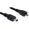DELOCK cable USB micro-B St/ USB mini St 1m