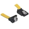DELOCK Cable SATA 50cm geltonas pūkas/tiesus metalas