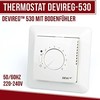 Danfoss *Patalpos termostatas DEVIREG 530 su grindų jutikliu