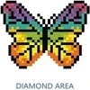 Dante Diamond Dotz vaivorykštinis drugelis 018-DD1031F 17020