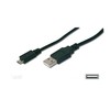 Assmann Electronic DIGITUS USB jungties kabelis tipas A - micro B M/M 1.0m USB 2.0 suderinamas bl