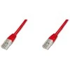 Assmann Electronic DIGITUS CAT 5e U-UTP patch kabelis PVC AWG 26/7 ilgis 2 m spalva raudona