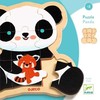 Dėlionė Djeco Medinis mokomasis galvosūkis - Panda (9 detalių) ( DJ01821 )