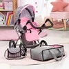 Bayer Design Bayer - Dolls Pram - City Star - Pilkas & Rožinė (13666AA)