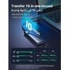 Korpusas UGREEN CM400 M.2 SSD, NVMe, SATA, 10 Gbps, USB-C (pilka)
