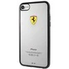 Ferrari Harddėklas FEHCP7BK Apple iPhone 7/8/SE2020 / SE 2022 juodos spalvos/skaidrus Racing Shield