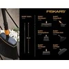  FISKARS Grėblys lapų didelis QuikFit (1000642) 