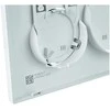 WC klavišas Geberit, Sigma 20, baltas-blizgus chromas-baltas