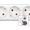 Hama 00108833 - 6 kintamosios srovės lizdas (-ai) - 230 V - 16 A - 3500 W - Baltas - Plastikas